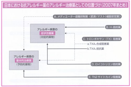 抗アレルギー薬としての位置づけ